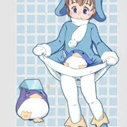 寒くなると、えここちゃんを描きたくなる病