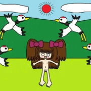 タンチョウヅルと一緒に