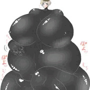 焼き芋の食べ過ぎで膨腹する女体化ハルちゃん審神者ちゃん