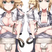 モーさん＆ガレスちゃん法被褌