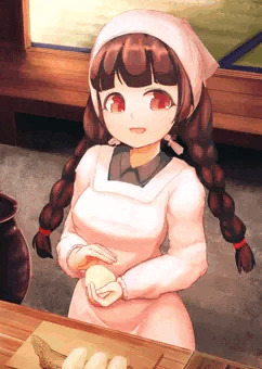 成美ちゃん朝支度