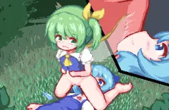 チルノちゃんと大妖精ちゃんの顔面騎乗えっち