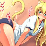 ブルマ尻コキ