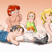 大人と子供、おでぶの乱れ