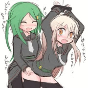 おそわれる菊月さん