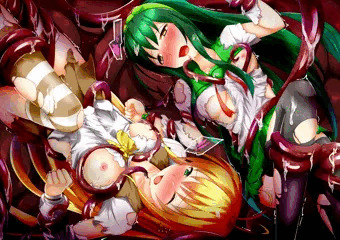 制服で触手