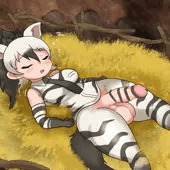 ふたなり夢精アードウルフちゃん