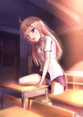 机オナ