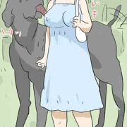 クロと林で