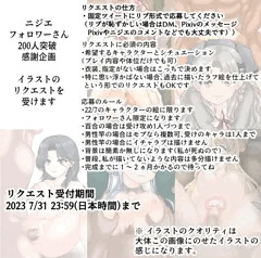 【リクエスト企画】フォロワーさん200人突破記念