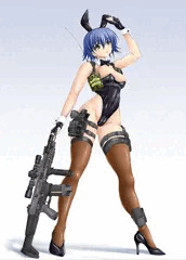 武装バニー由真