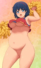 チアガールとボテ