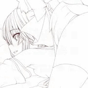 玉藻の前を襲ってみる！　線画