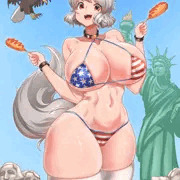 星条旗ビキニ椛ちゃん