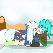 ふゆげちゃんとマナちゃん