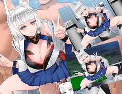 加賀ダブルピースぶっかけ