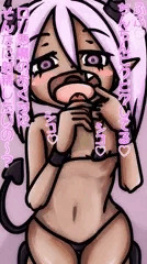 ロリっ子悪魔手コキ