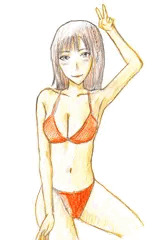 ラフ水着女子２