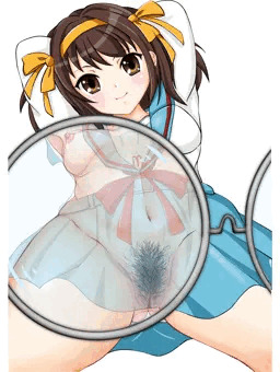 キョン、何変なメガネかけているのよ！