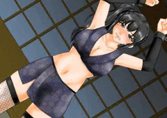 巨乳くのいち拷問、くすぐり快楽地獄