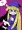なにかをデコピンするウィッチさん