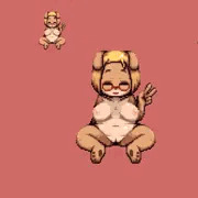 ぽちゃわんこドット