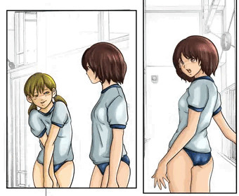 小葉と朋美　ブルマ姿で・・・・