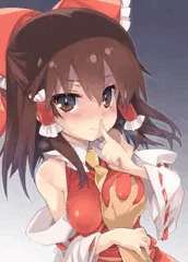 霊夢さんはみんなには内緒でおっぱい触らせてくれる