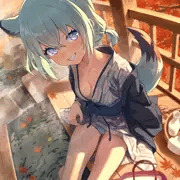 シグレと足湯