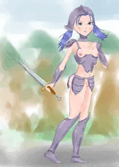 スク水鎧女子