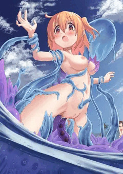 海でも襲われちゃう女の子