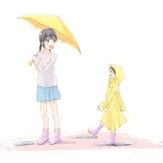 雨の日の姉妹