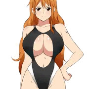 ナミ　穴あき競泳水着