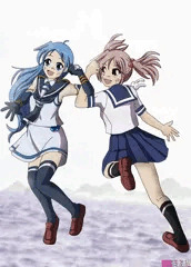 五月雨と漣