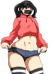 小さすぎるホッパンから飛び出るポッケの裏地