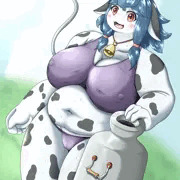 ふくよかウシお姉さん