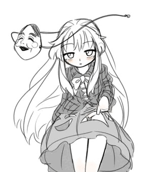 見せてくれるこころちゃん