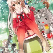 （島風）＜やっと私のクリスマスイラストが出来たみたい