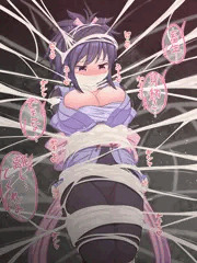 しいな蜘蛛糸拘束