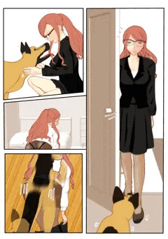 家で飼い犬と交わる・・・。