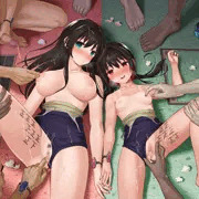 市民プールで輪姦された肉便器姉妹