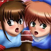 らいむとアリシアのＷフェラ