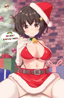 サンタビキニミカンちゃん