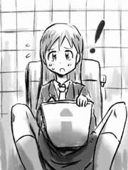 個室トイレでスケッチしてくれる空さん