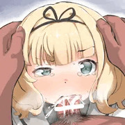 シャロちゃんイラマチオ