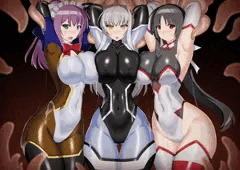 触手拘束乳合わせ