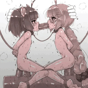 [Skeb] 双頭ディルドで接続