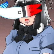 強がるアライさん