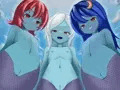 青肌人魚3姉妹