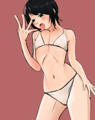 水着少女